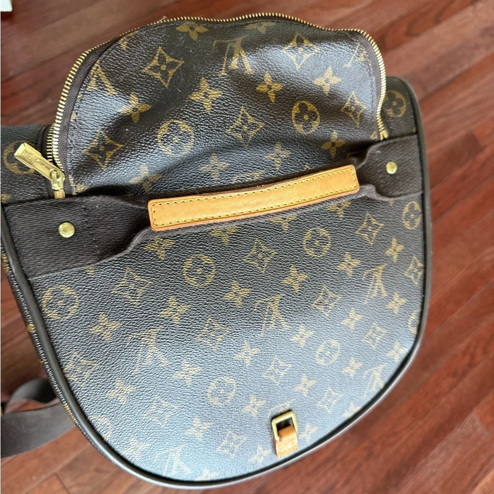 Louis Vuitton Monogram Canvas Rolling Duffel in Brown and Tan